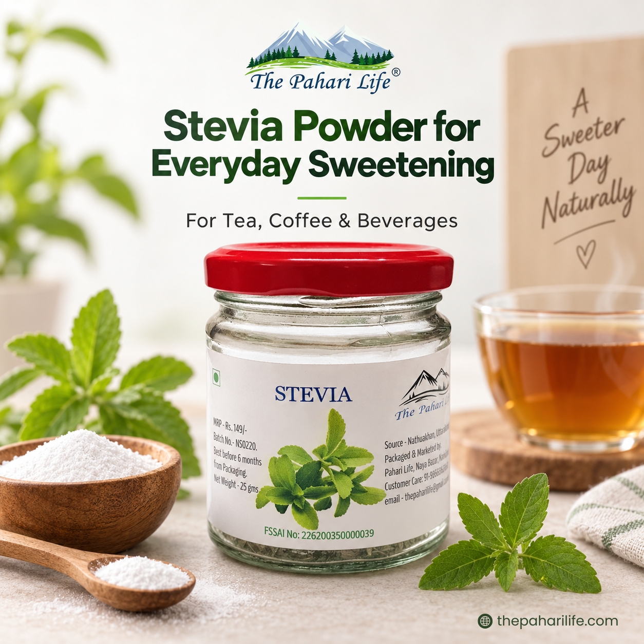  Considering Stevia Powder Instead of Regular Sugar?