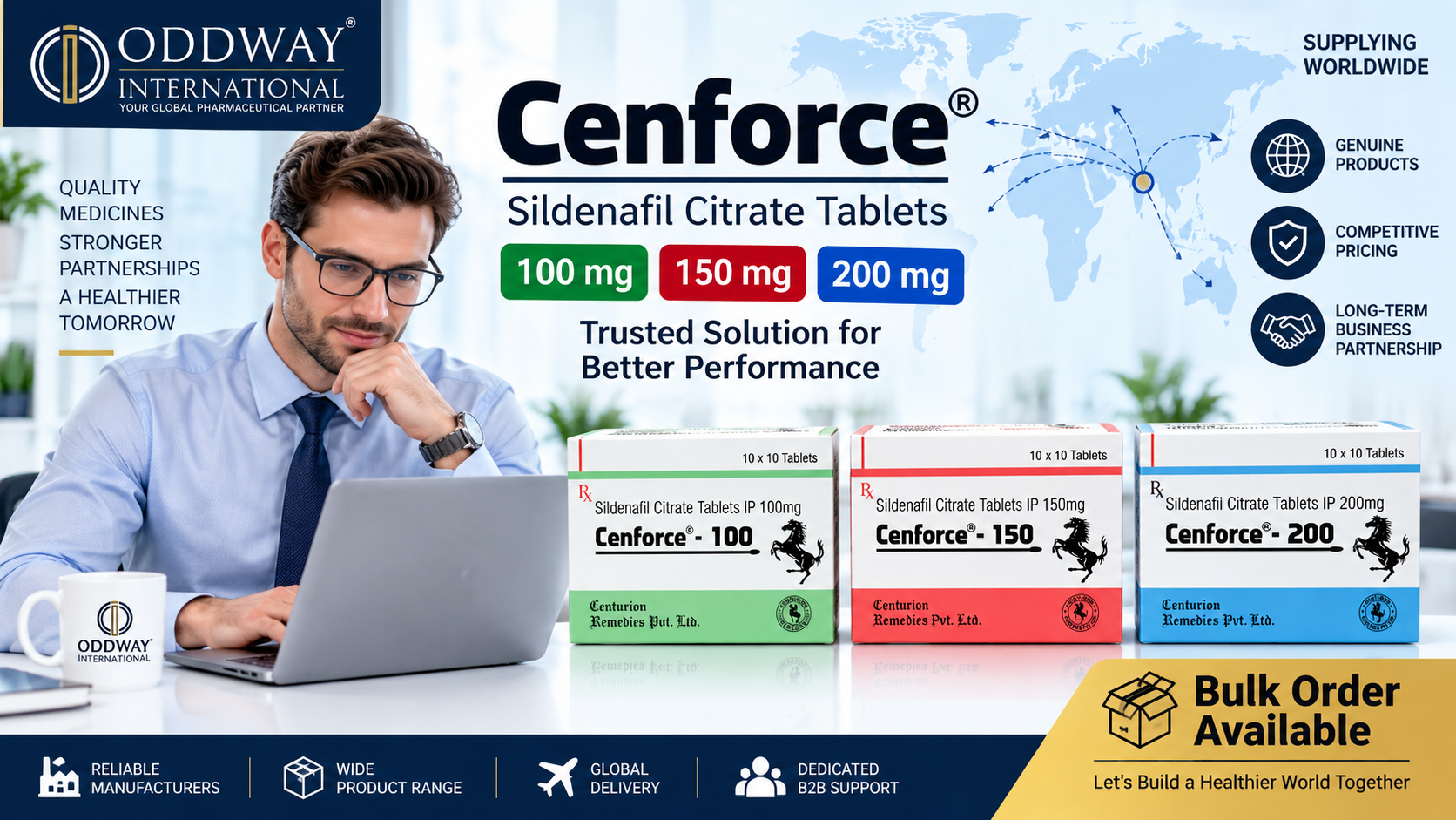  Wholesale Inquiry for Cenforce 100mg Cost in USA — Oddway Supply