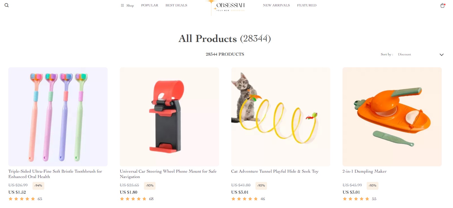  obsessian.com get 10% OFF on all products!