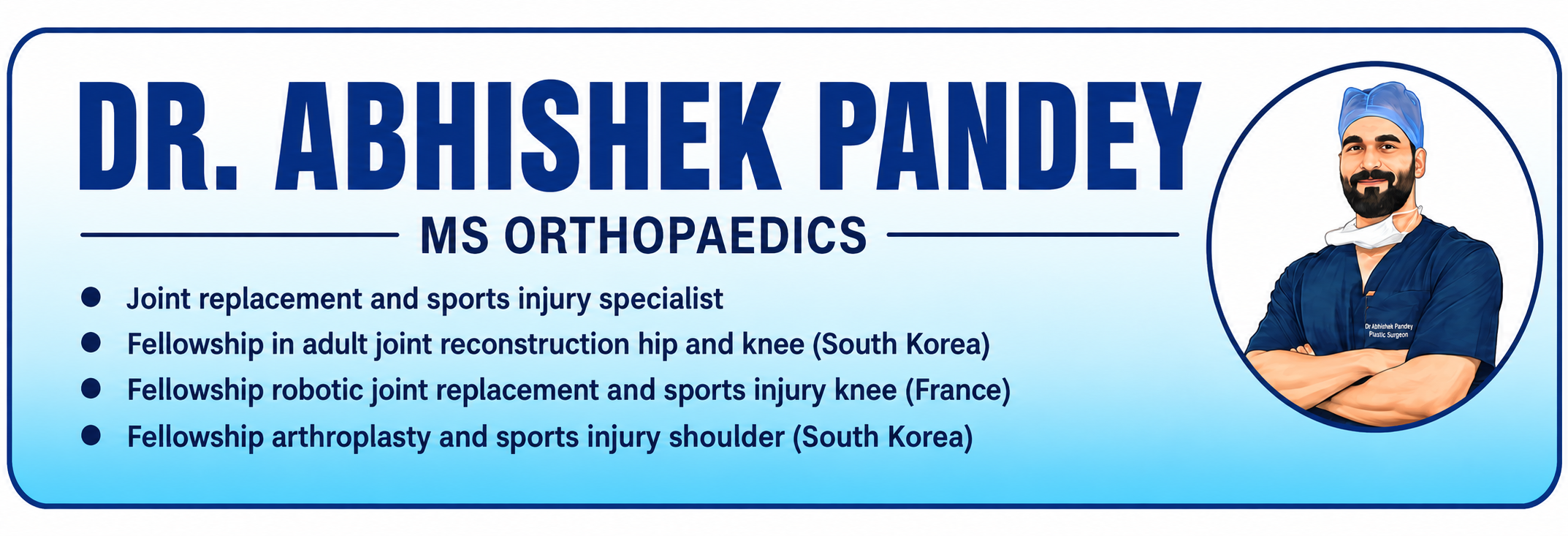  Trusted Orthopedic Doctor in Lucknow | Dr. Abhishek Pandey