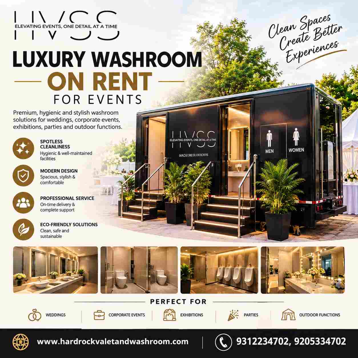  Luxury Mobile Washroom for Events