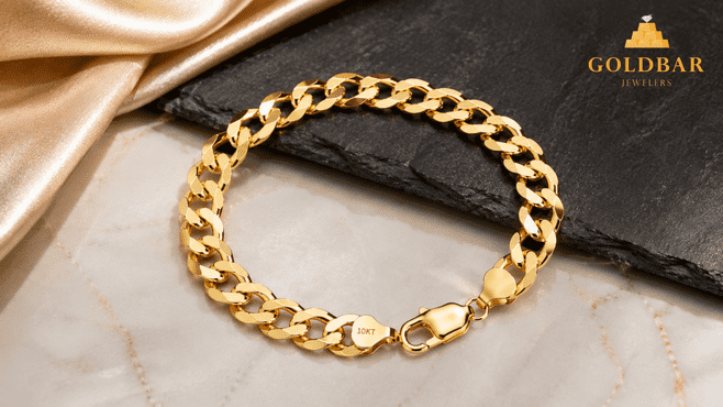  Buy 10k 14k Gold Bracelets in Texas USA-Gold Bar Jeweler