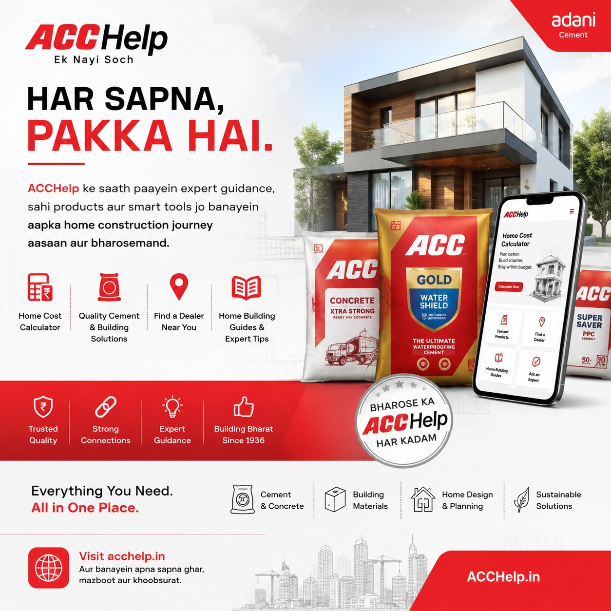  ACC Cement Price & Product Information