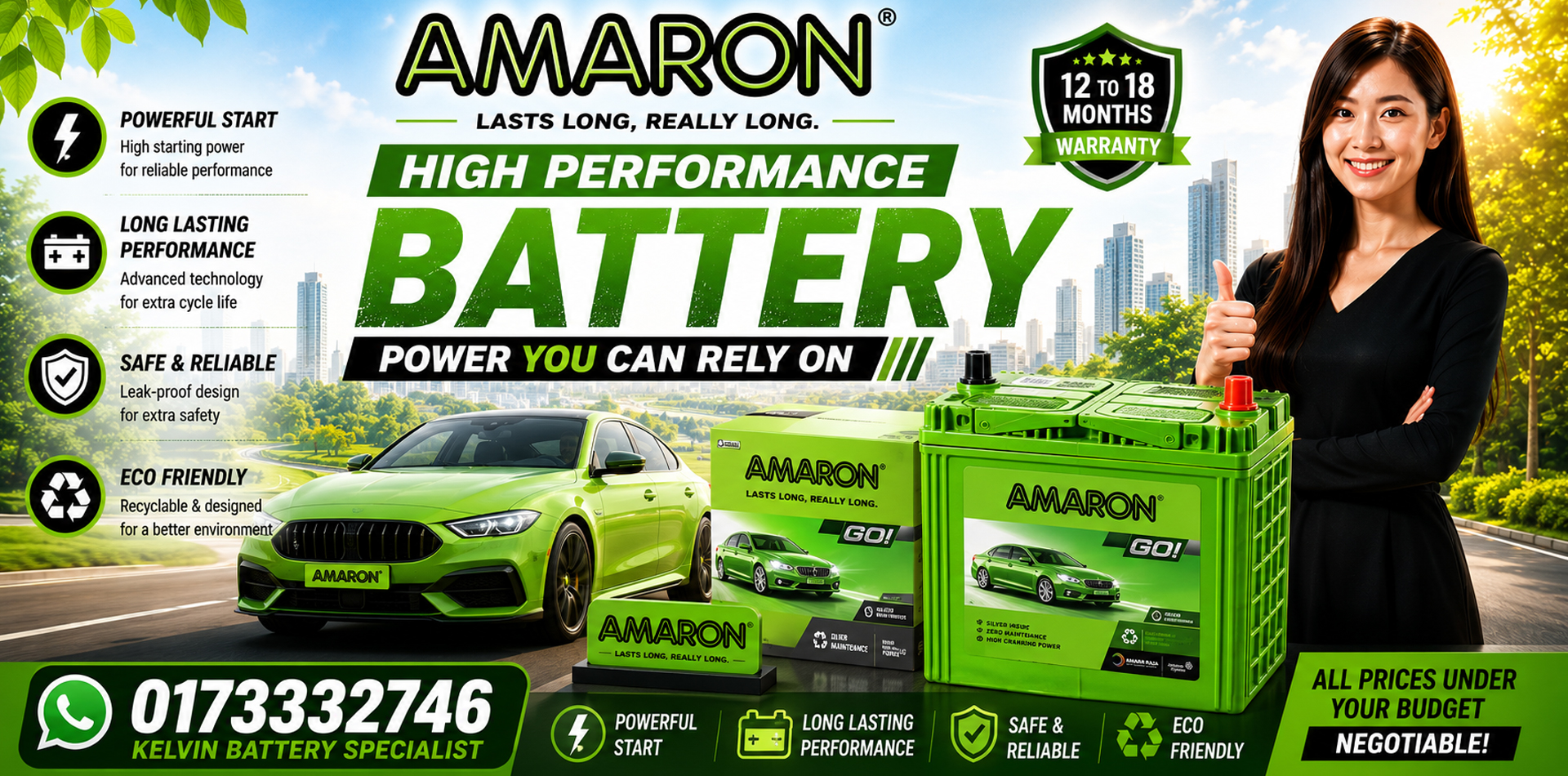  Amaron Battery | Fast Battery Delivery & Replacement