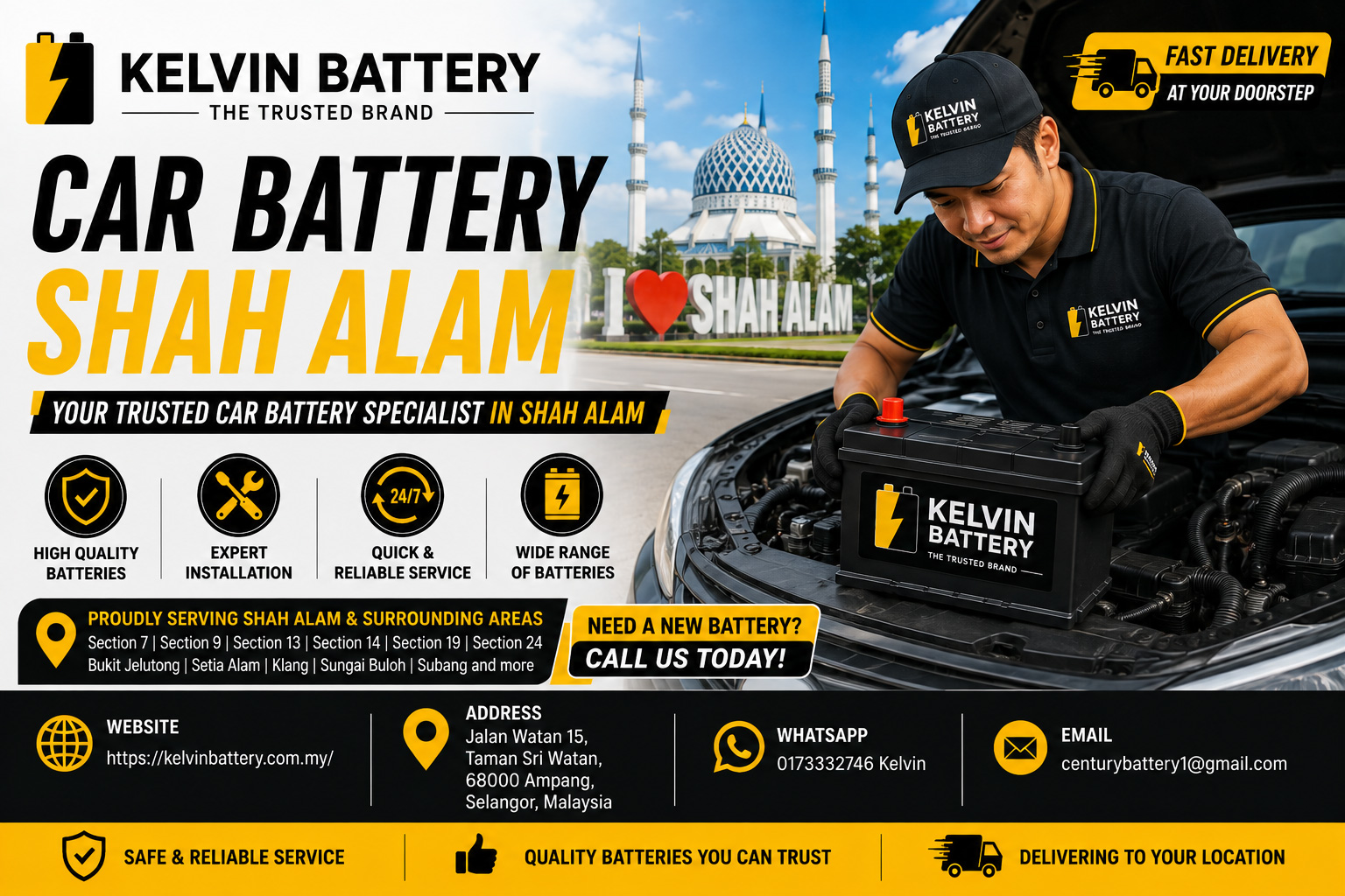  Car Battery Shah Alam | Trusted Car Battery Service