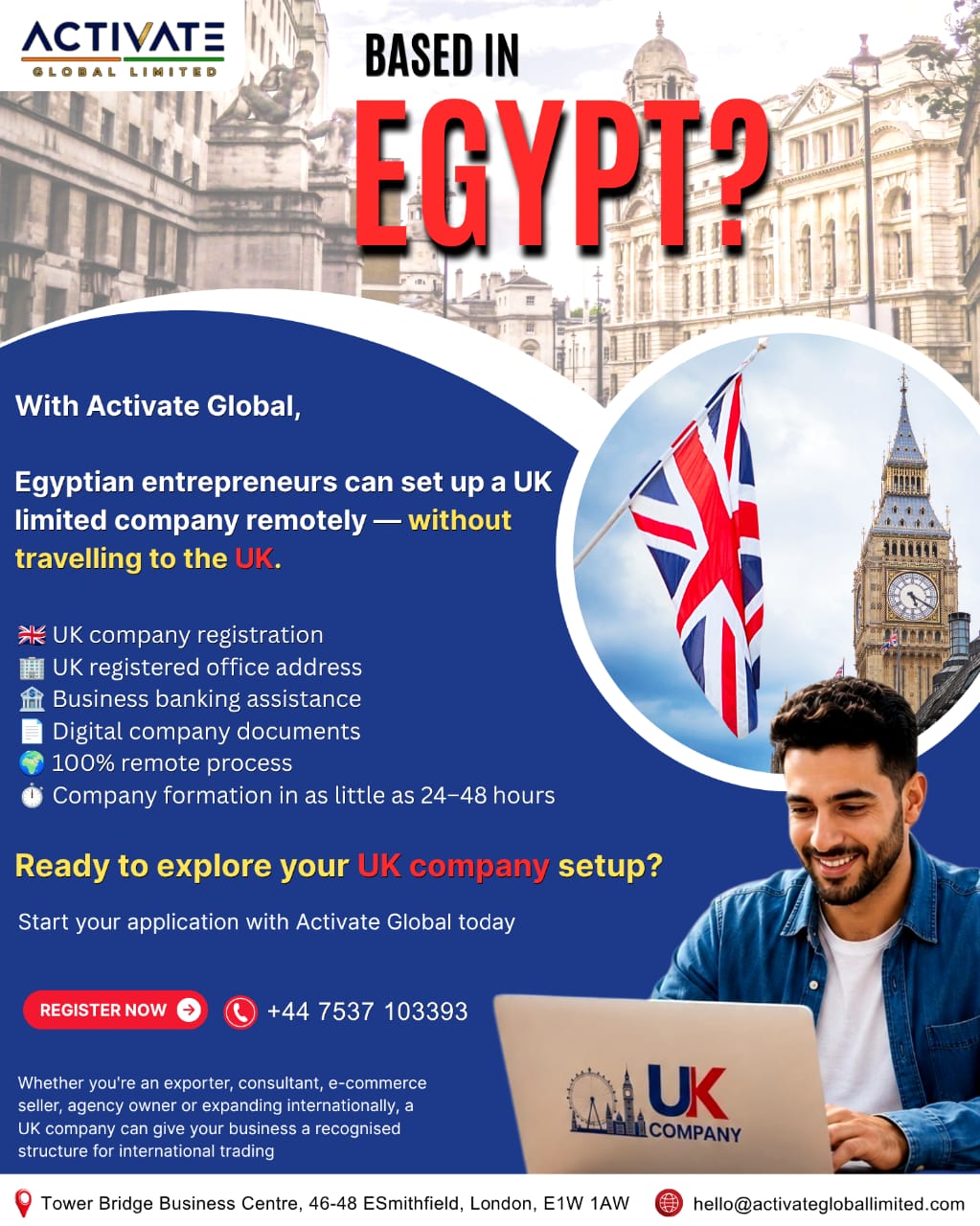  UK Company Formation for Egyptian Resident
