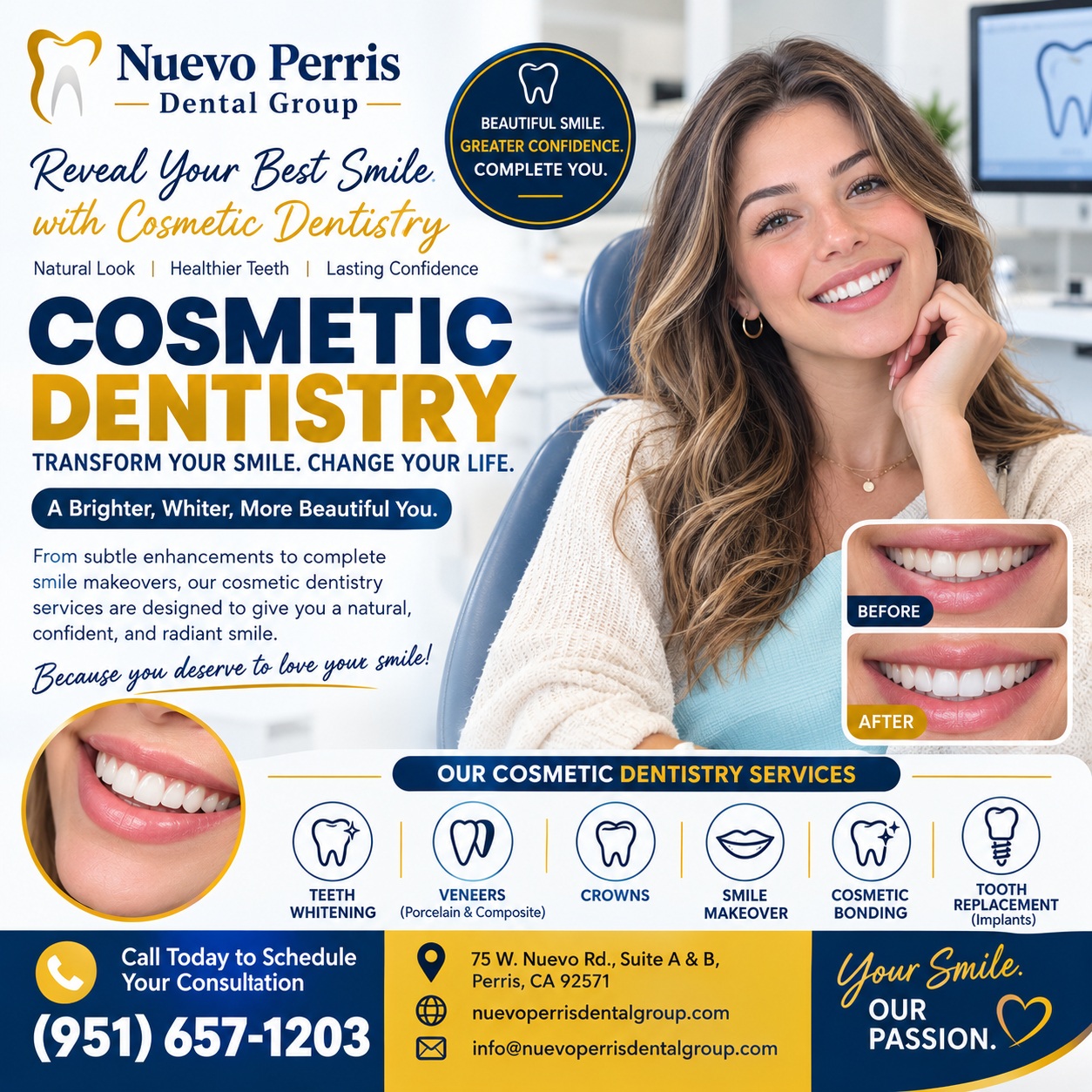  Cosmetic Dentistry treatments in Moreno Valley | Nuevo