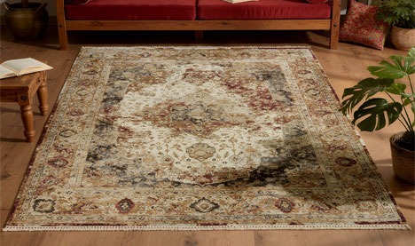  How to Match a Living Room Rug With Your Sofa and Furniture | Saraswati Global