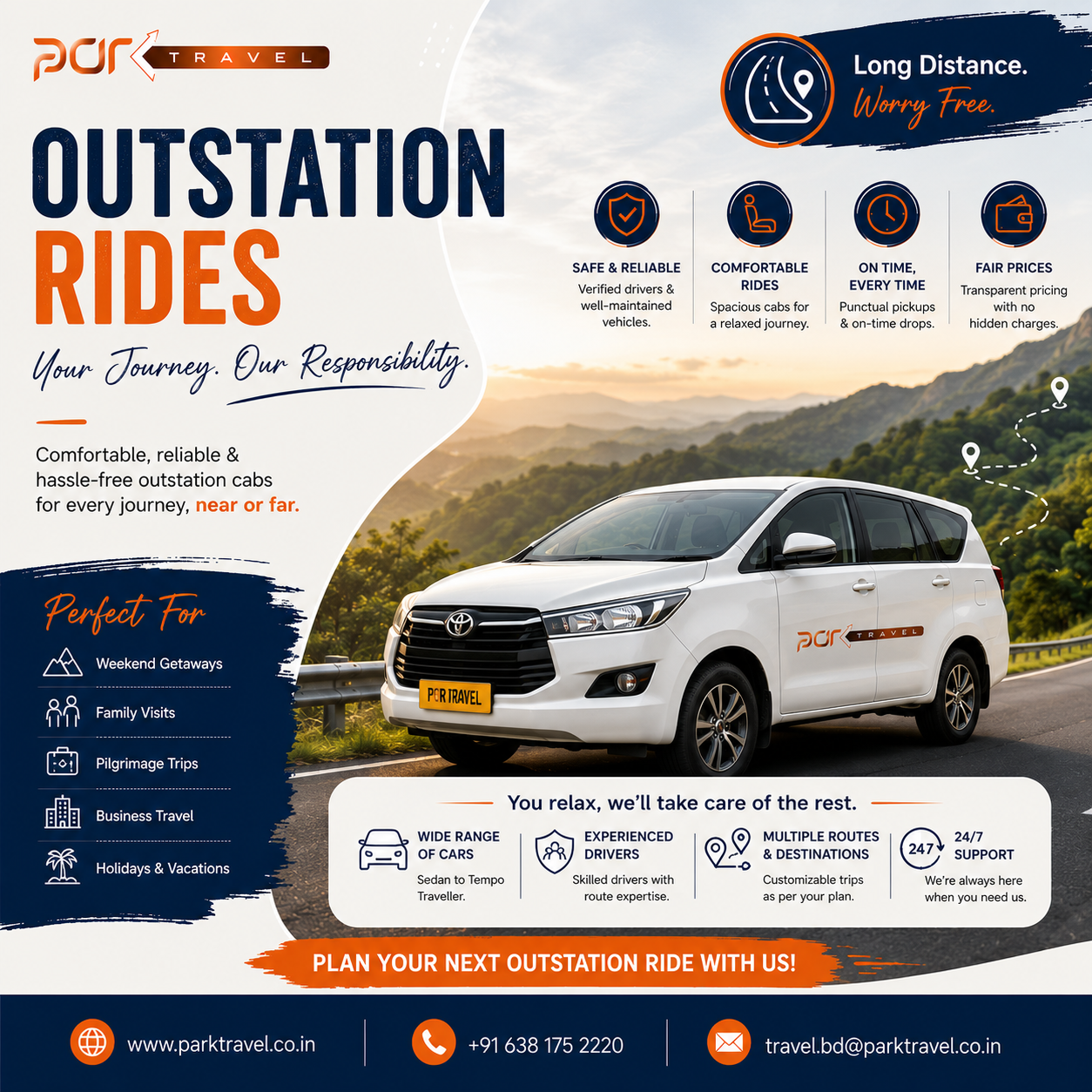  How an Outstation Cab Service Makes Travel Easier for Small Groups