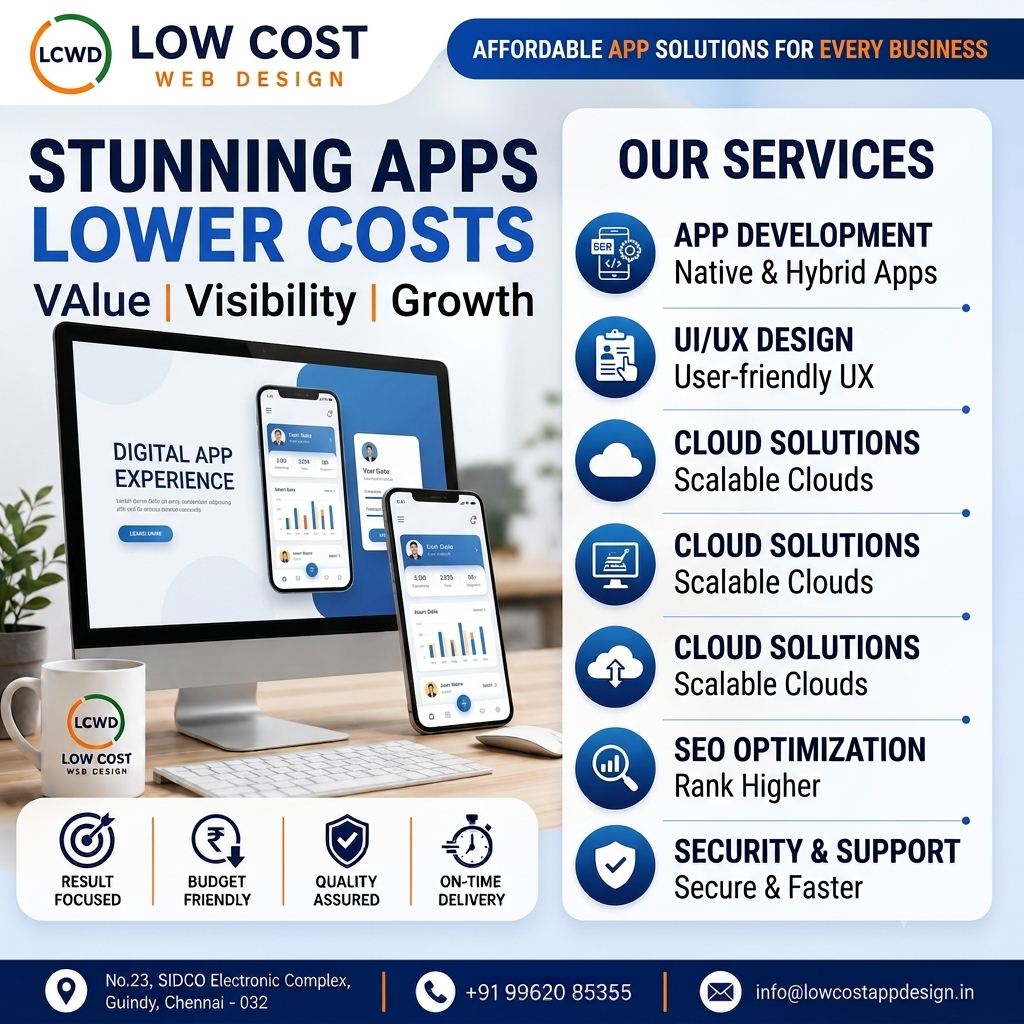  Mobile App Development Company in Chennai | iOS & Android