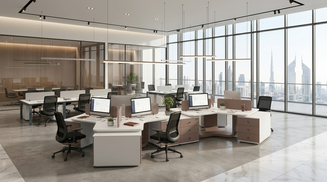  Turnkey Office Solutions in UAE – Complete Office Setup by Ergospace Office Furniture