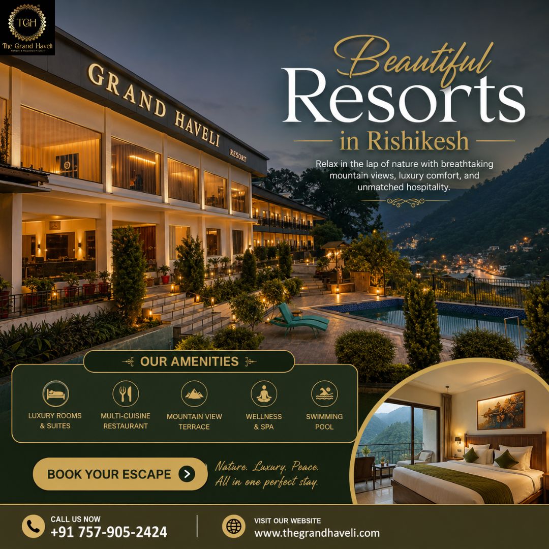  Beautiful Resorts in Rishikesh for a Peaceful Stay