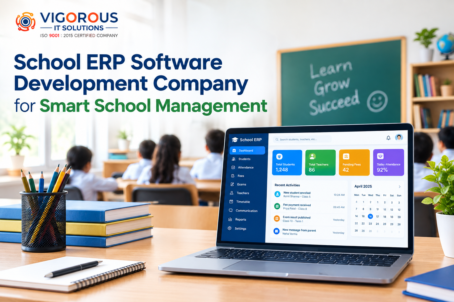  School ERP Software Development Company for Smart School Management