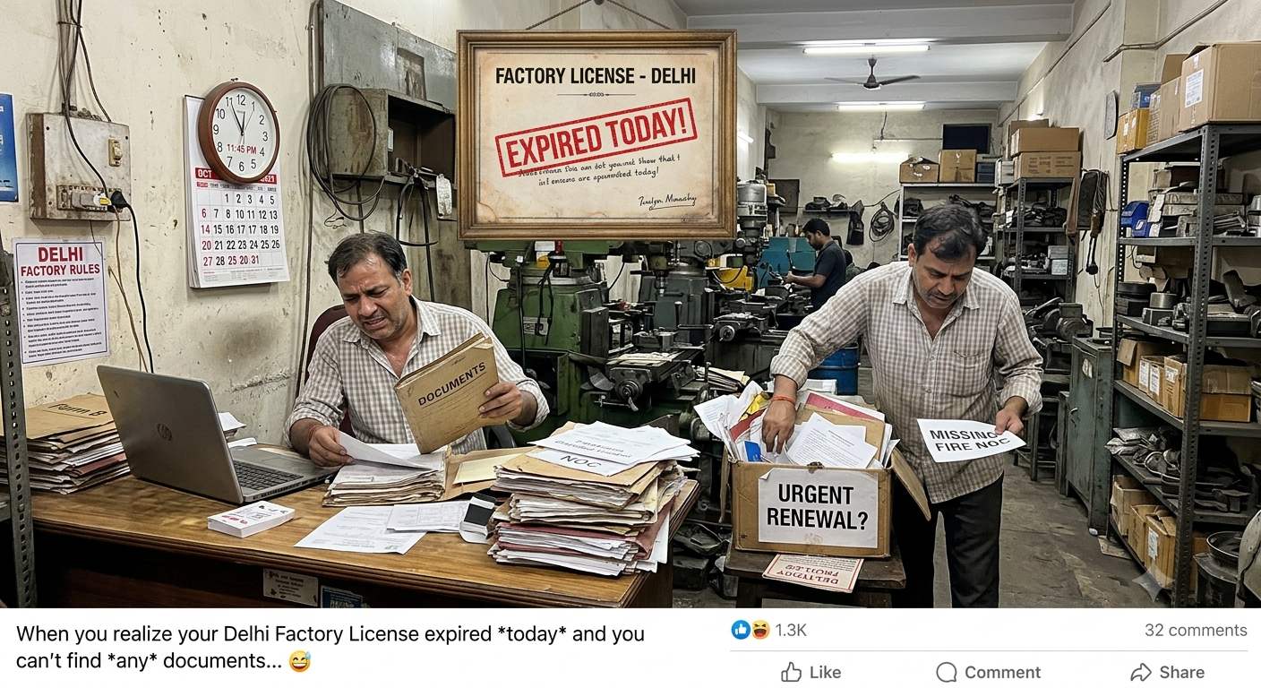  Factory License in Delhi — What Should You Check Before Applying?