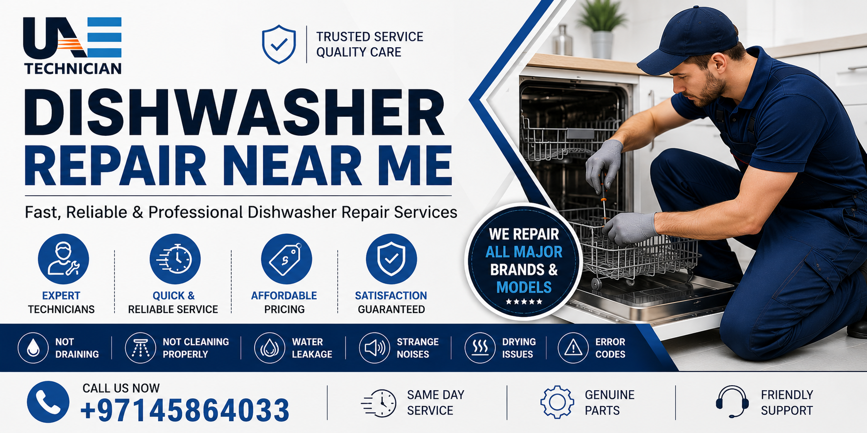  Professional and Reliable Dishwasher Technicians