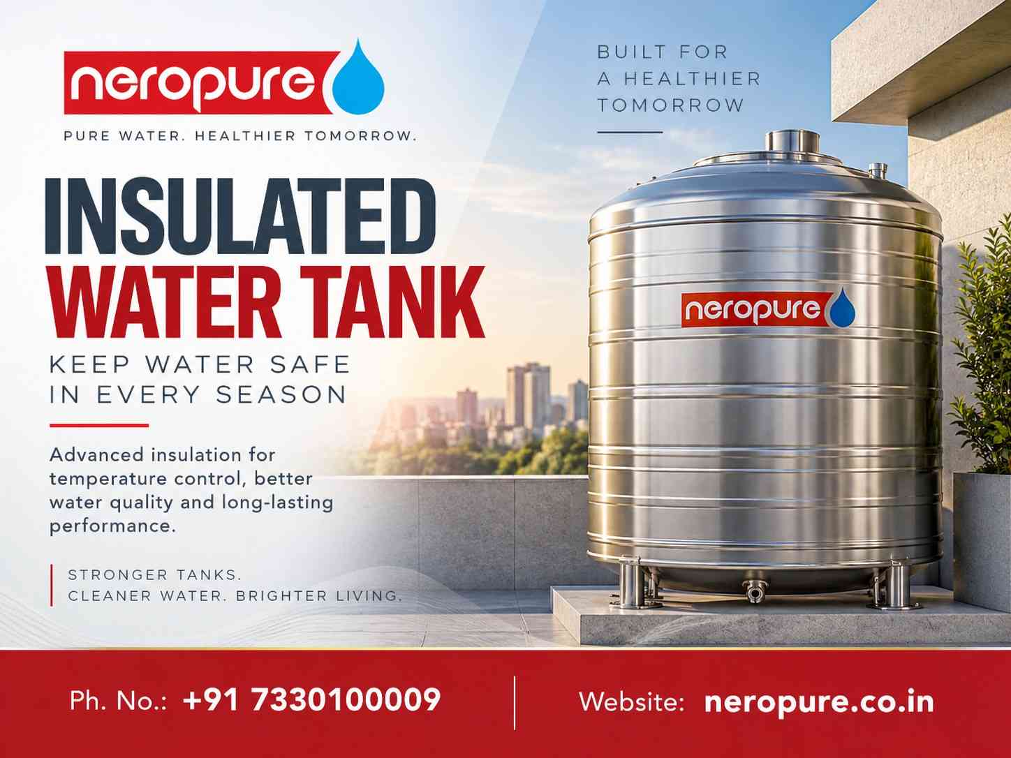  Insulated Water Tank - Neropure