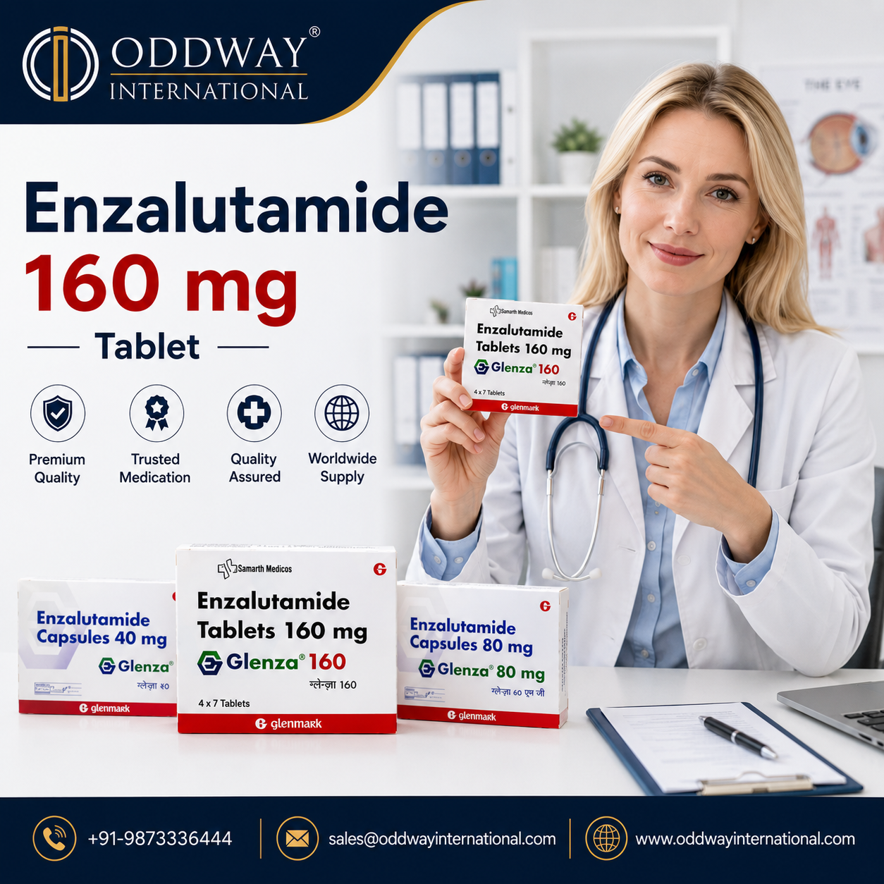  Inquire Enzalutamide 160 mg Price for Supply in Canada - Oddway