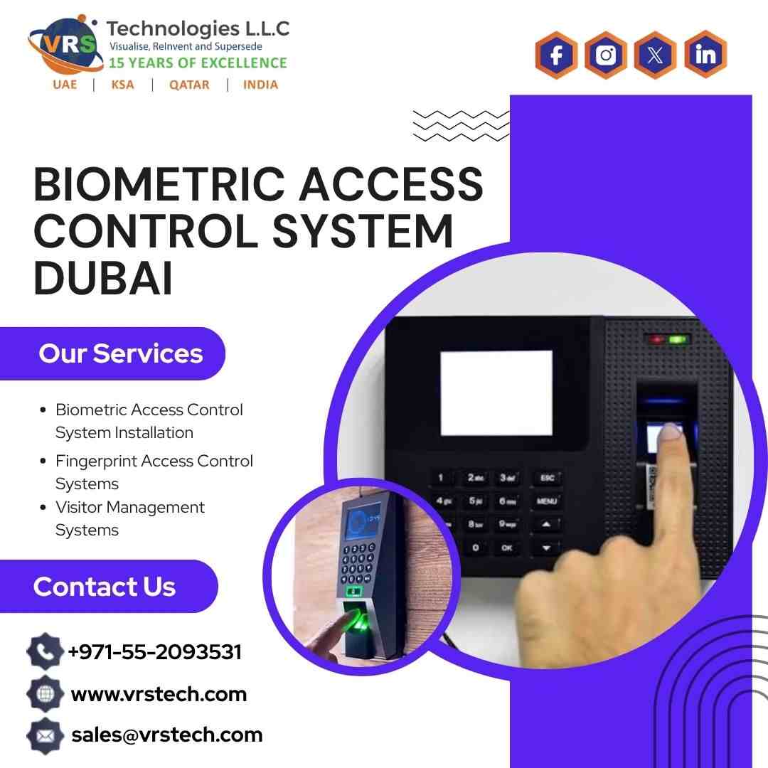  Professional Biometric Access Control System Dubai Services