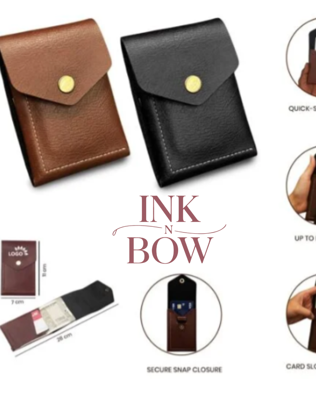  Buy Personalized Essential Wallet Online | Ink N Bow