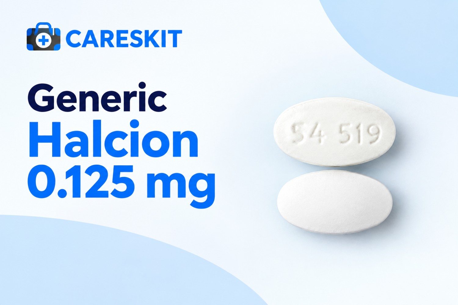  Shop Generic Halcion 0.125 mg Online for short-term insomnia by CARESKIT