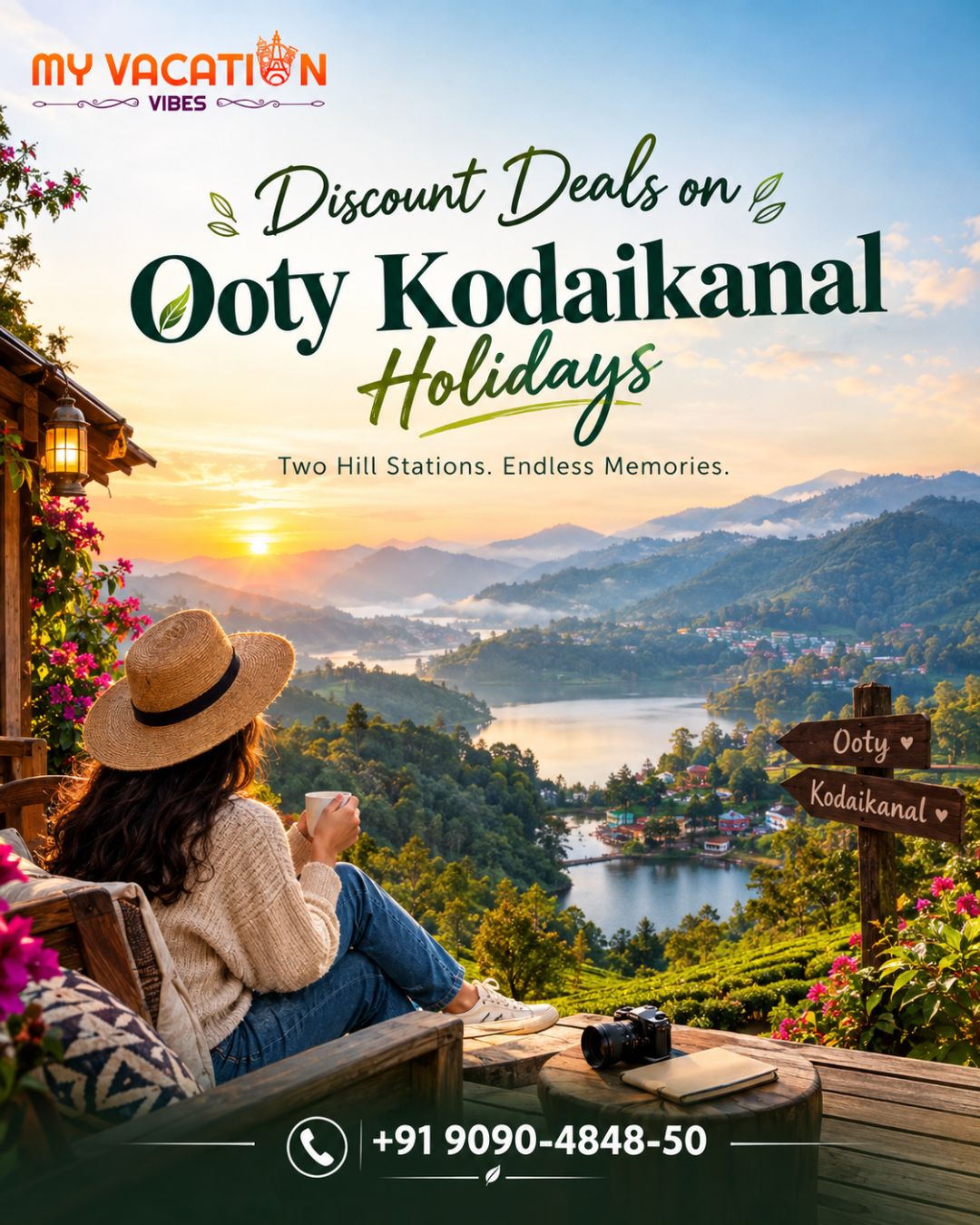  Discount Deals on Ooty Kodaikanal Holidays – +91 9090-4848-50