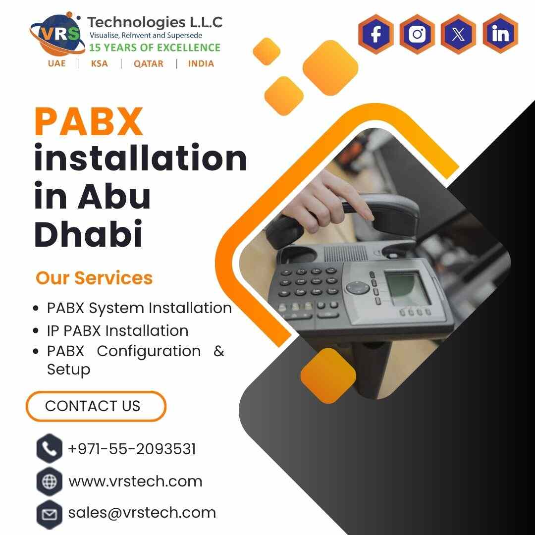 PABX installation in Abu Dhabi for Modern Offices