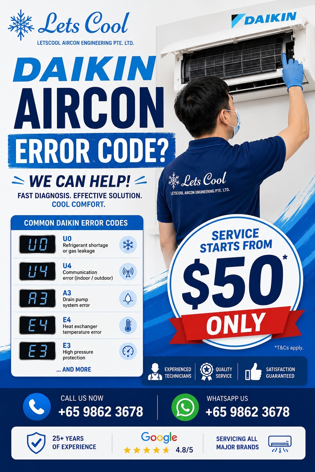  Daikin Aircon Error code