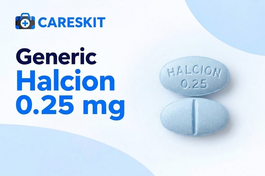  Shop Generic Halcion 0.25 mg by CARESKIT