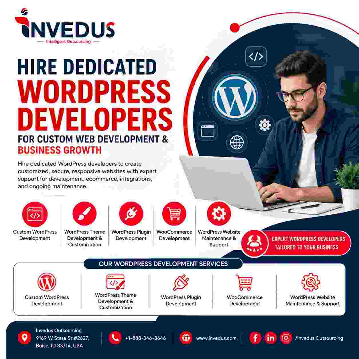  Hire Dedicated WordPress Developers for Custom Web Development & Business Growth
