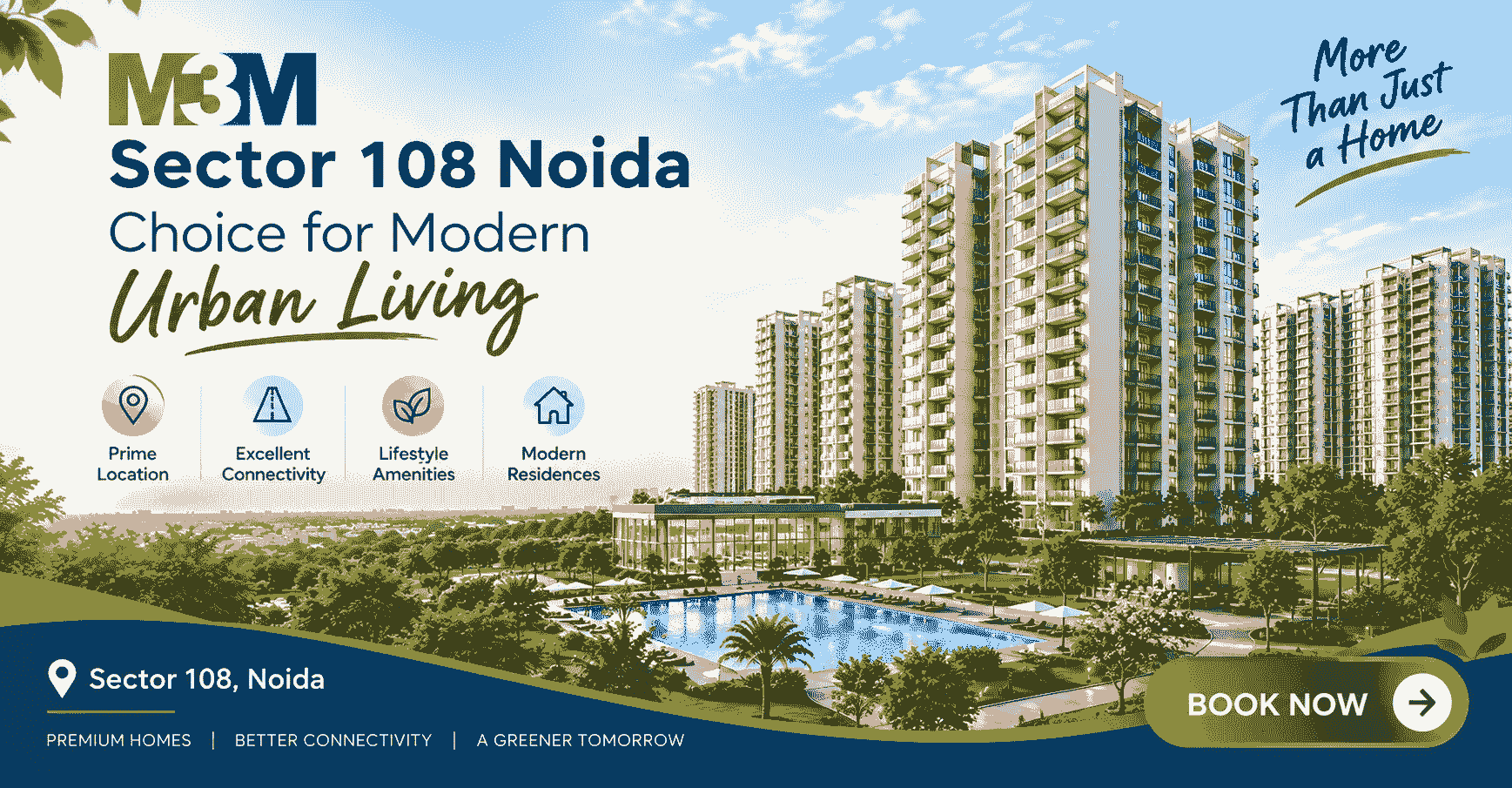  M3M Sector 108 Noida – Choice for Modern Urban Living | Book Now