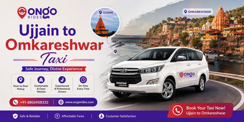  Ujjain to Omkareshwar Taxi for a Smooth One-Way Trip
