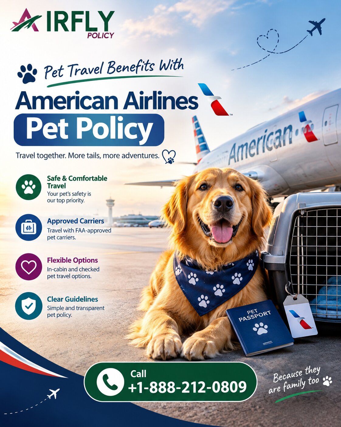  Pet Travel Benefits With American Airlines Pet Policy