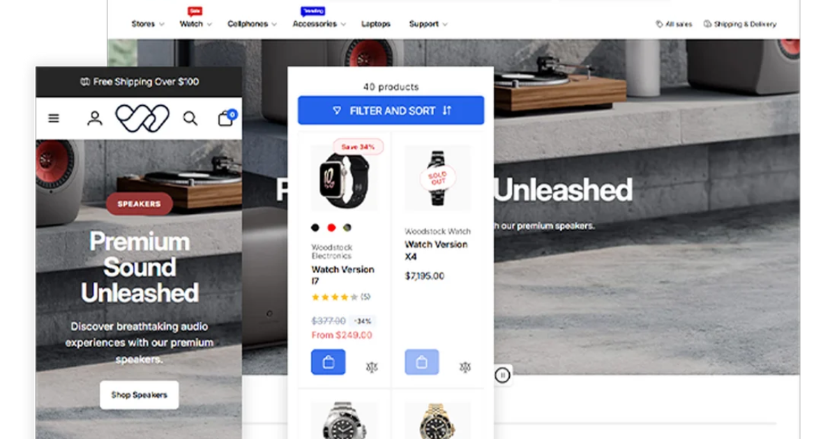  Custom Woodstock Shopify Theme Development