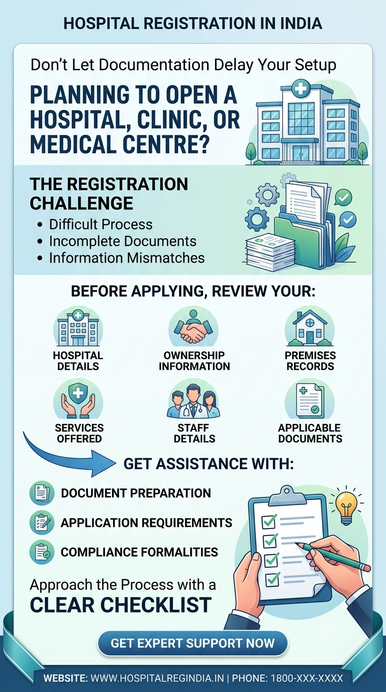  Documents Required for Hospital Registration — Are You Ready to Apply?