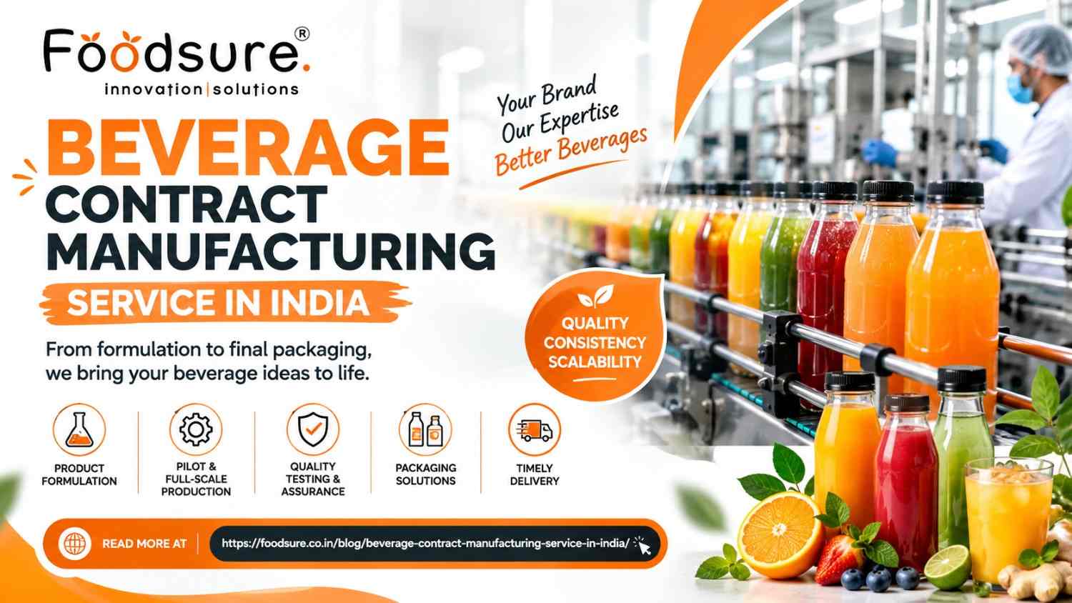  Beverage Contract Manufacturing Service in India