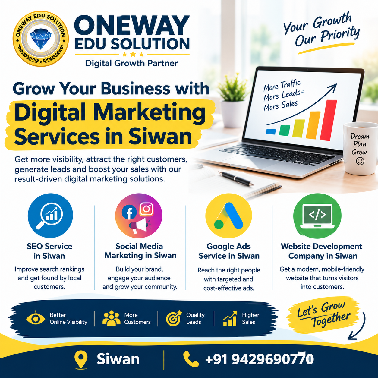  Grow Your Business with the Right Digital Marketing Services in Siwan