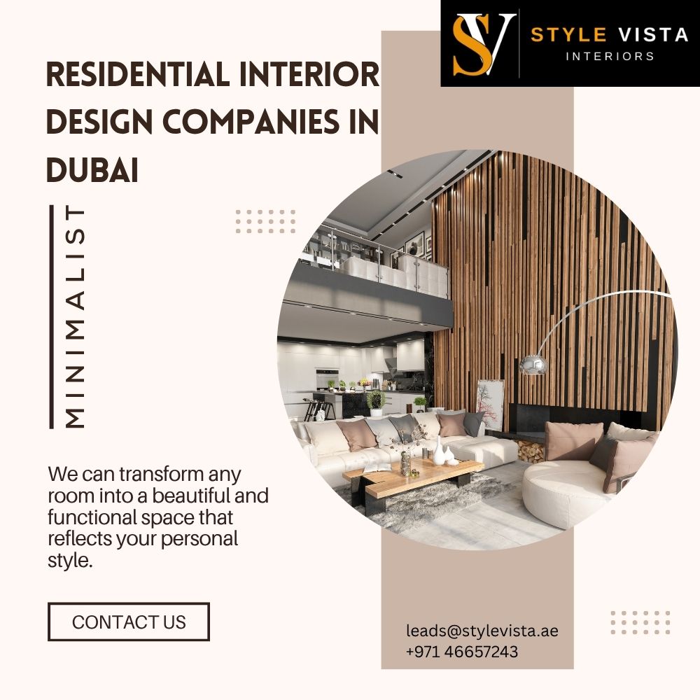  Residential Interior Design Companies in Dubai for Creative Designs and Quality Interior Work