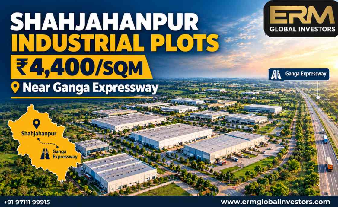  Shahjahanpur Industrial Plots | ₹4,400/Sqm Near Ganga Expressway