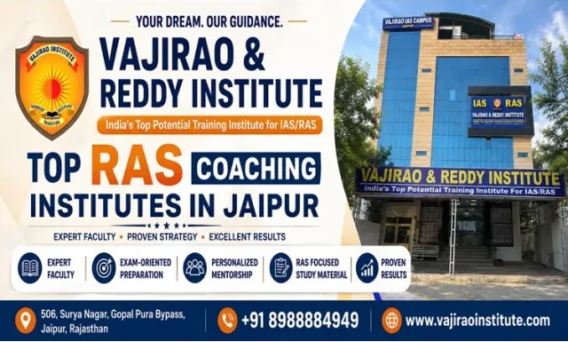 Top RAS Coaching Institutes in Jaipur- Vajirao and Reddy Institute