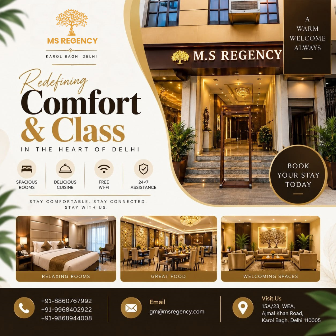 Comfortable Hotel Near Ganga Ram Hospital