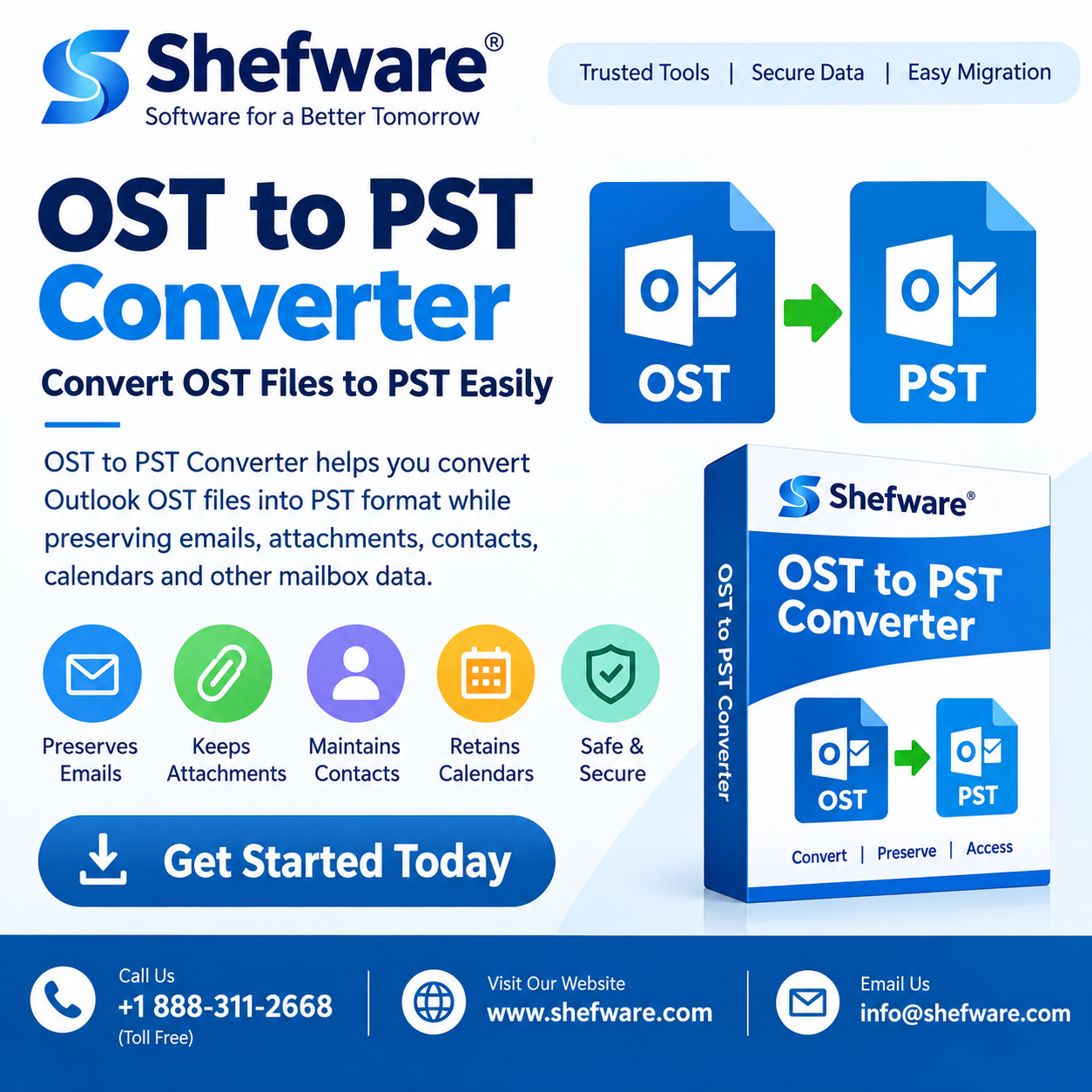  OST to PST Converter – Convert OST Files to PST Easily