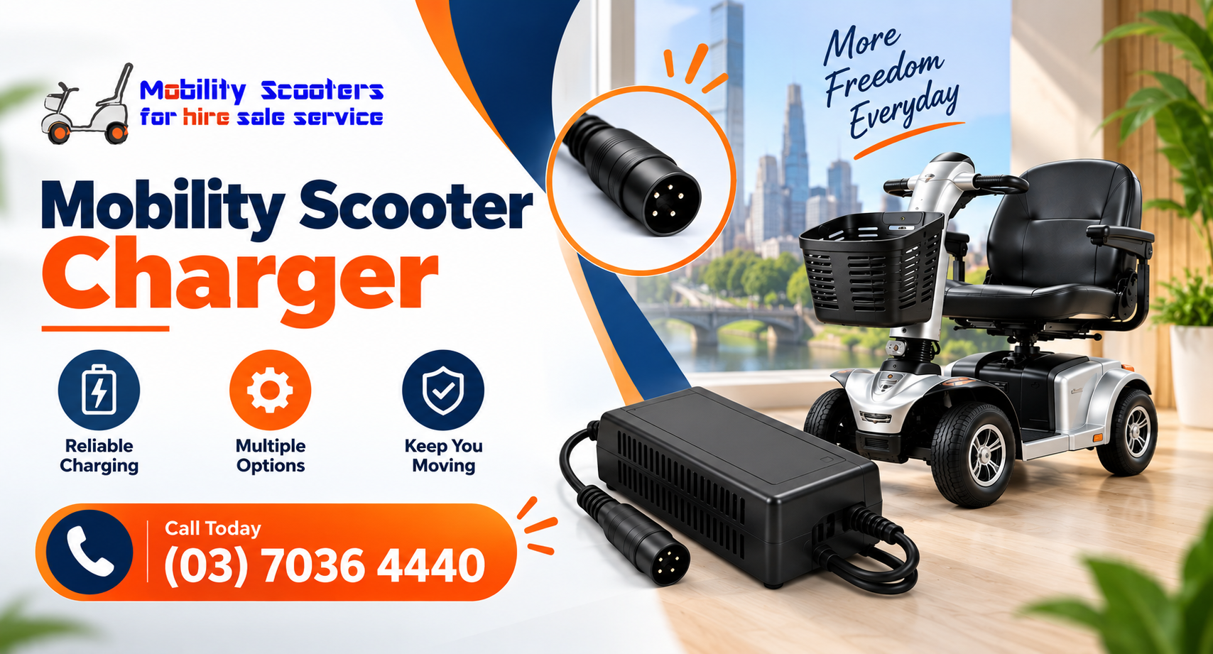  Mobility Scooter Charger Melbourne for Wheelchairs and Scooters