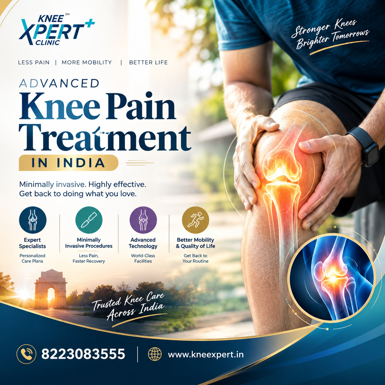  Advanced knee pain treatment in India - KneeXpert