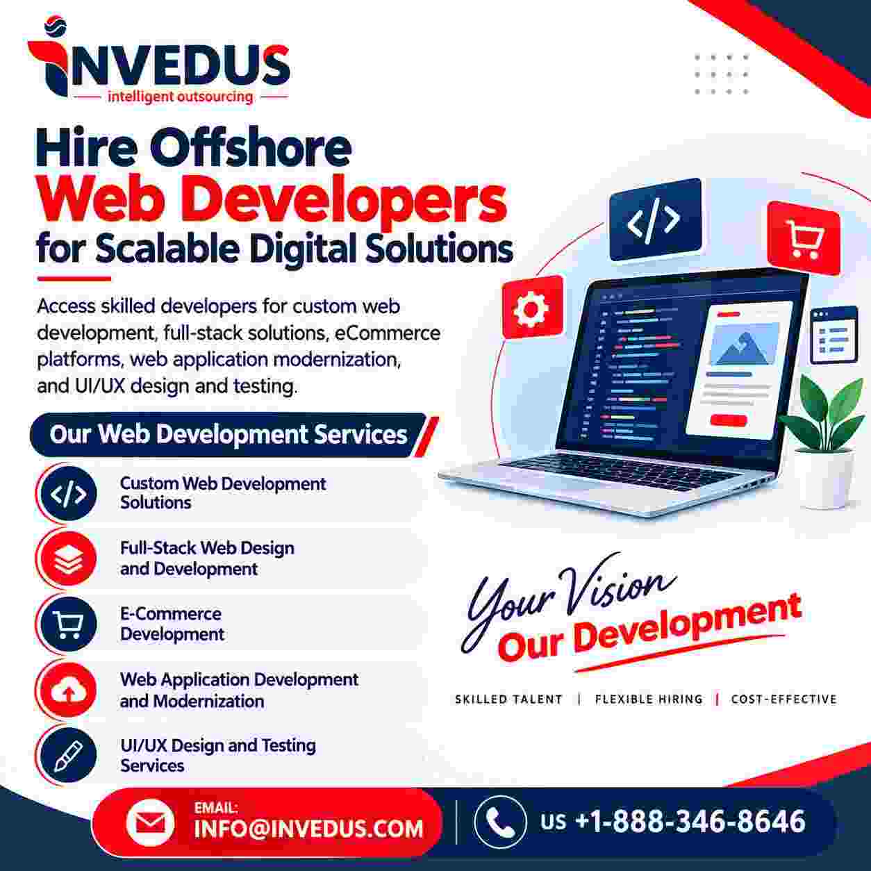  Hire Offshore Web Developers for Scalable Digital Solutions