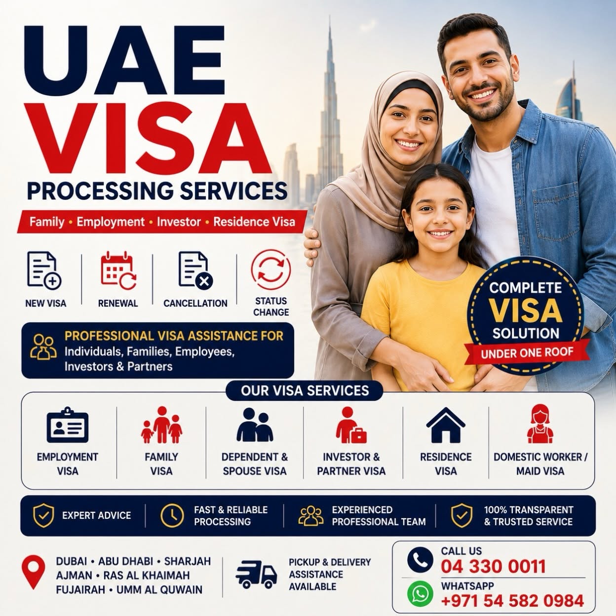  UAE Visa Processing Services – Complete Assistance Under One Roof