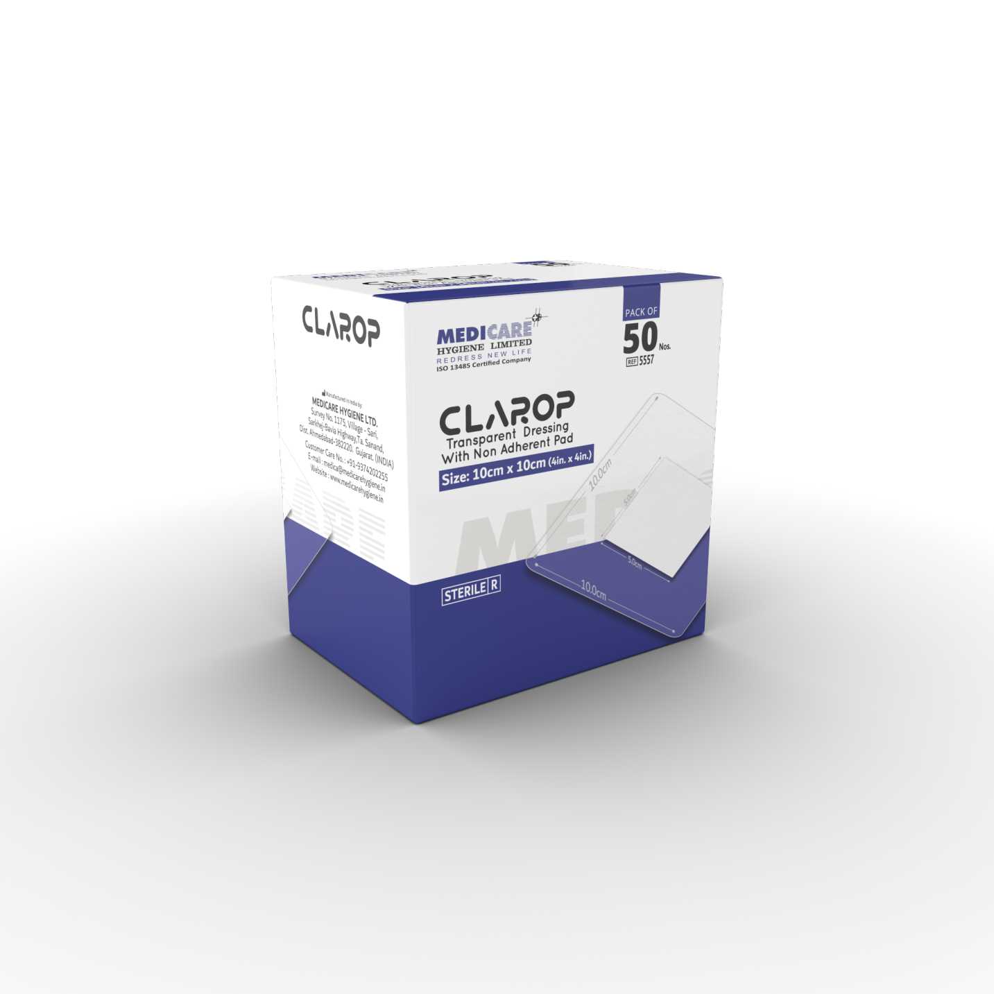  Clarop Transparent Film Dressing Manufacturer & Exporter – ISO Certified
