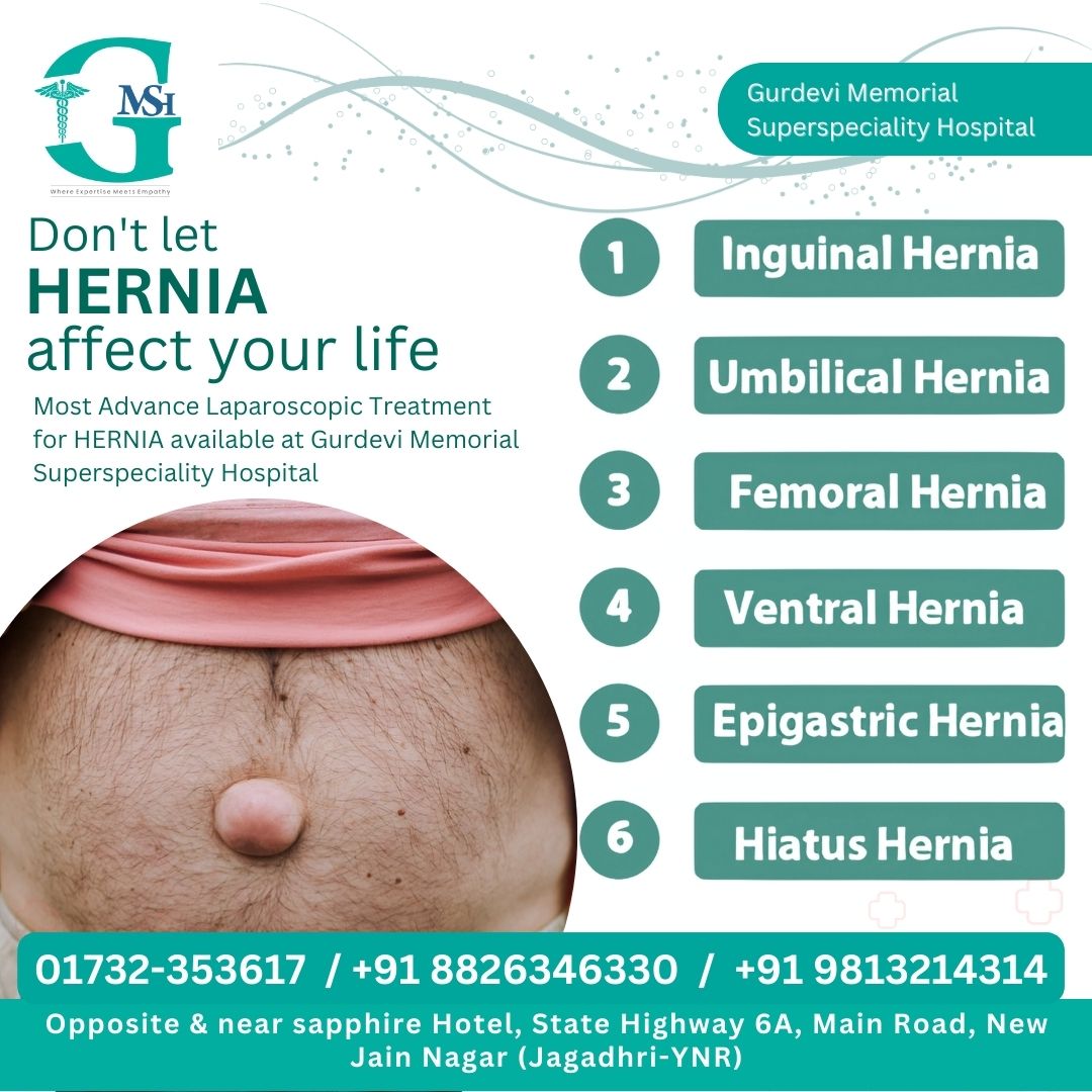  Hernia Operation in Yamunanagar with Modern Surgical Support
