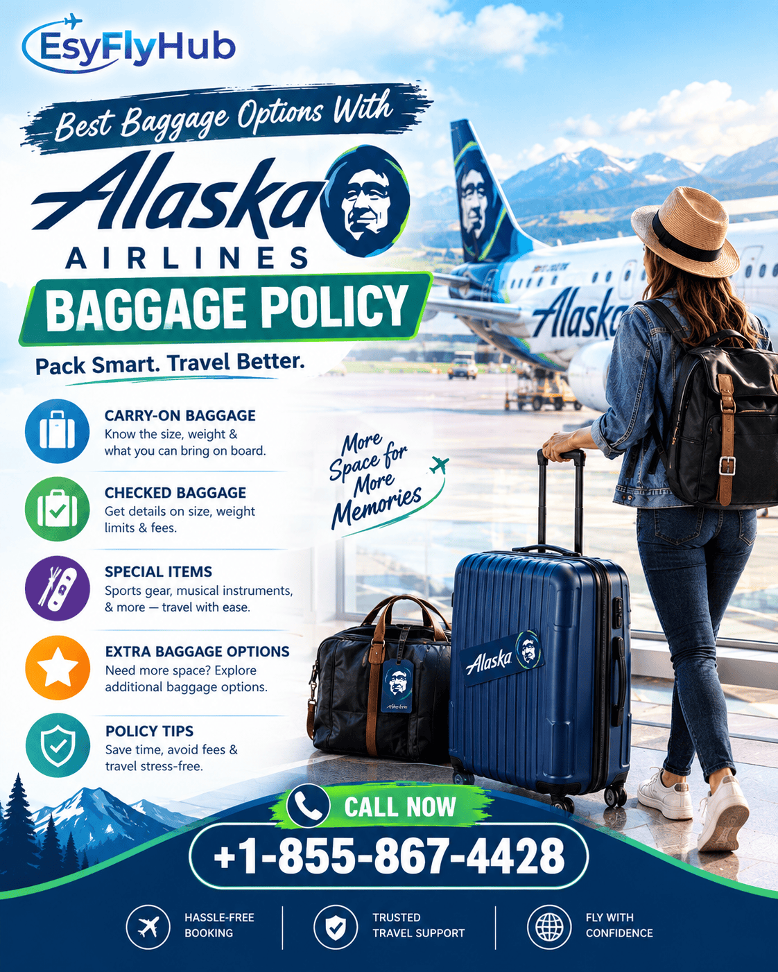  Best Baggage Options With Alaska Airlines Baggage Policy