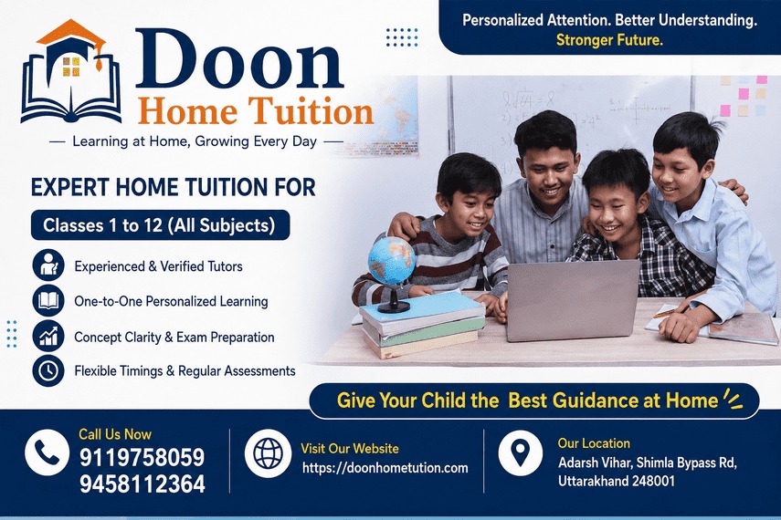  A New Approach to Home Tuition and Teaching Careers in Dehradun