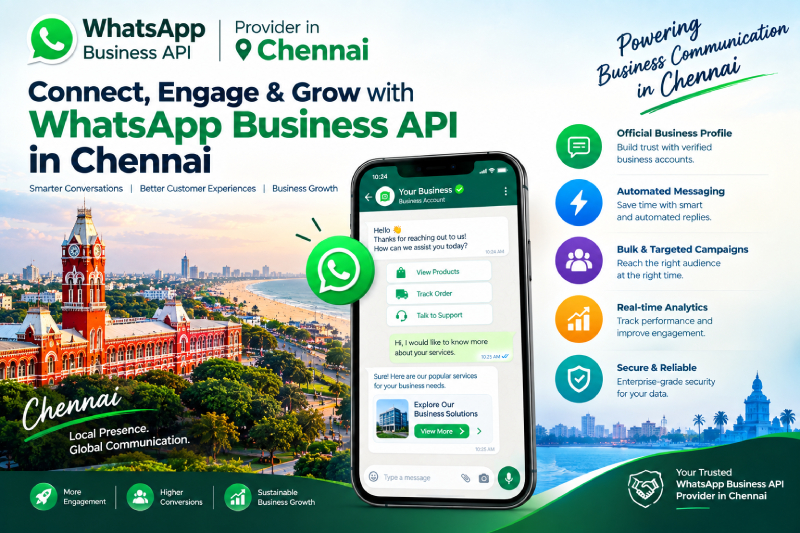  Reliable WhatsApp Business API Provider in Chennai for Customer Engagement